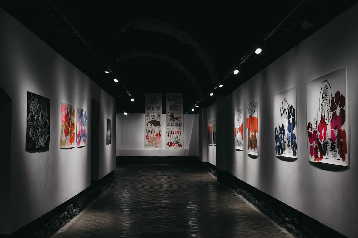 工笔画《百鸟朝凤》